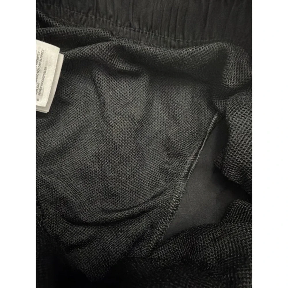 Adidas Men's Athletic Shorts Black White 3-Stripe Drawstring Size Small.    3917